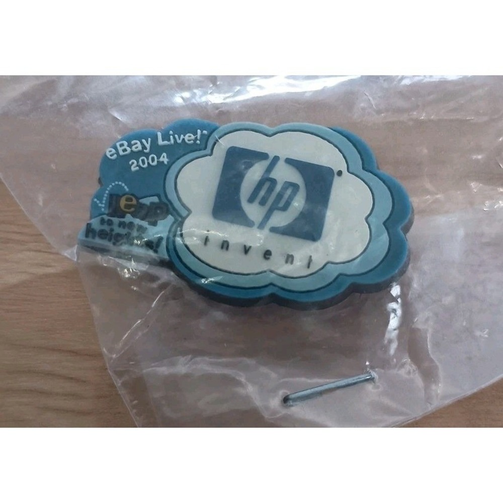 Vintage 2004 Ebay Live HP Invent Leap To New Heights Hat Lapel Pin Pinback NEW